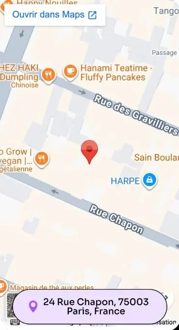 Plan d'accès